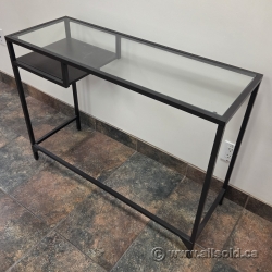 Black Ikea Vittsjo Laptop Hallway Work Table